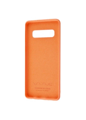 Чехол Colorful Case (TPU) Samsung Galaxy S10 (G973F) Light purple Wave (379691503)
