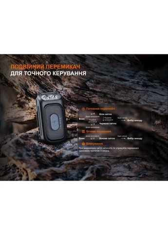 Ліхтар з кліпсою E04R, білий Fenix (392093344)
