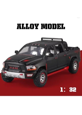 Іграшкова машинка Dodge RAM 1:32, металева модель, звук, світло, інерційна (spring-back) No Brand (391478232)