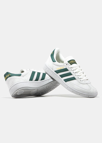 Белые всесезонные кроссовки мужские adidas spezial handball white | адидас специал белые No Brand