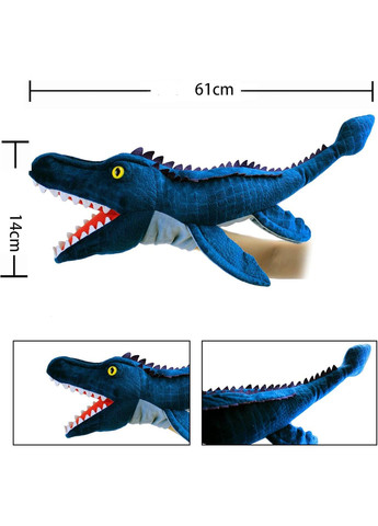 Игрушка на руку для кукольного театра 61 см. динозавр Мозавр No Brand (366303997)