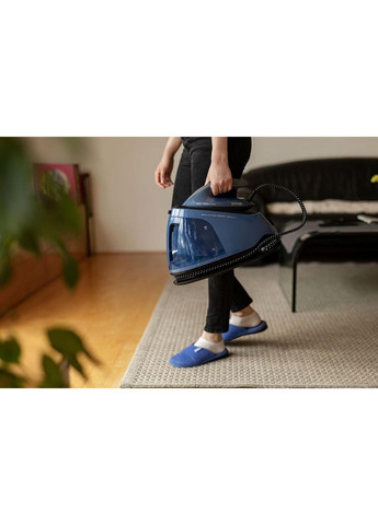 Утюг-парогенератор, 3000Вт, 1500мл, паровий удар -160гр, дисплей, керам. підошва, синій Gorenje (360394284)