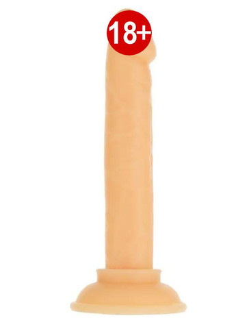 Фалоімітатор Tino 5.25″ Silicone Dildo, присоска, діаметр 1,9 см, віброкуля в подарунок ADDICTION (303890814)