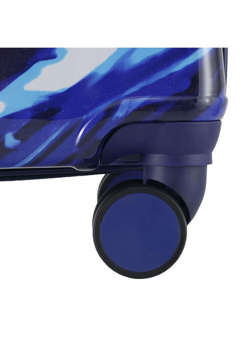 Валіза велика 28" (L) Polycarbonate/ABS-Plastic White/Blue Print (T5653-3) Semi Line (315593522)