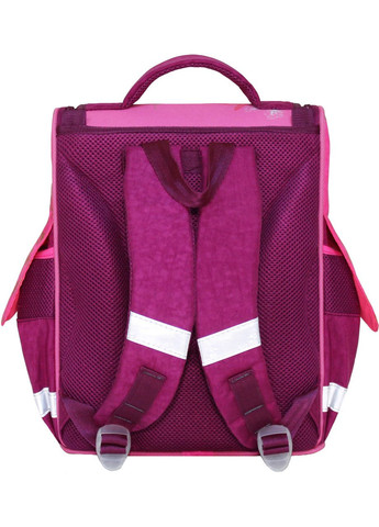Каркасный ортопедический портфель для начальной школы Успех 12 л малиновый с фонариками 389 (00551703) Bagland (298567756)