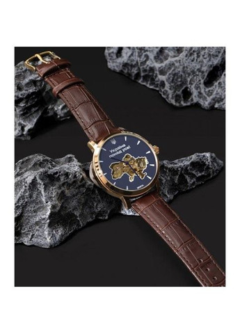 Классические Часы механические мужские на кожаном ремешке с минеральным стеклом + год гарантии (Е1490-2) Besta (306632980)