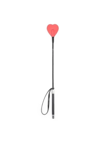 Кнут с красивой рукояткой и сердечком Leather Whips Heart Red Vscnovelty (381405059)