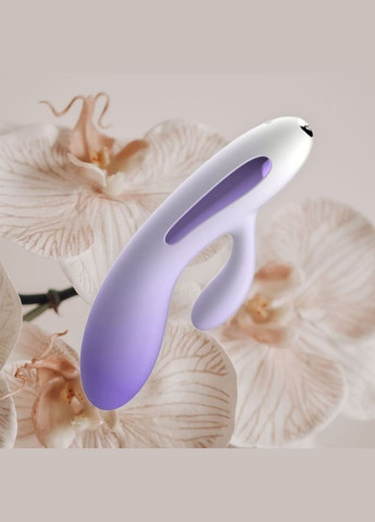 Мини вибратор кролик с цветным светодиодом, 7 режимов вибрации, градиент Odeco (318448054)