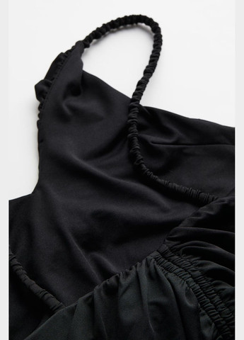 Черное кэжуал платье-футляр H&M однотонное