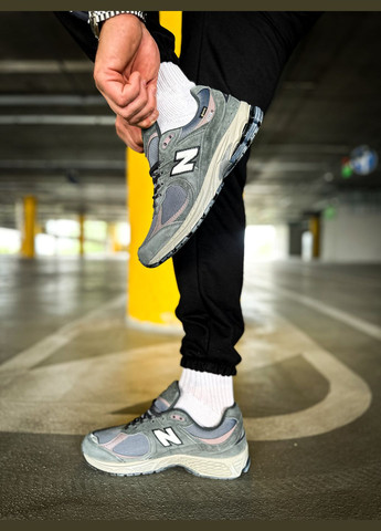 Серые всесезонные кроссовки мужские new balance 2002r gray | нью беланс 2002r серые No Brand