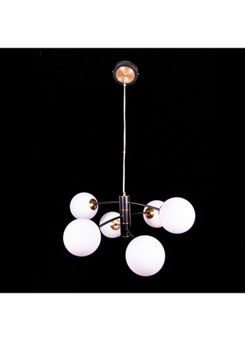 Підвісна люстра в стилі лофт на 6 лампочок 2777/6/CB/copper/white ball No Brand (352229972)