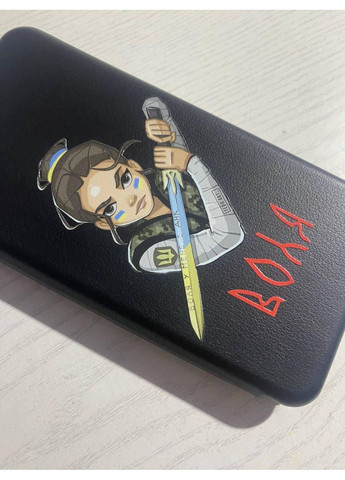 Чохол-книжка з малюнком для Samsung Galaxy A32 5G Чорний; Українська захисниця (принт 169) G-Case (359491356)