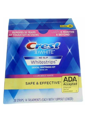 Відбілюючі смужки 3D White Whitestrips Dental Whitening Kit Glamorous Crest (280265817)