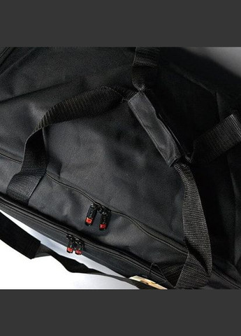 Сумка дорожньо-спортивна середня 60 х 35 х 25 см Чорний з червоним (П4К-lun-А24-s) No Brand (323160893)