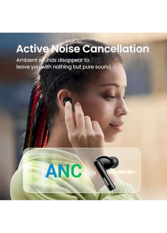 Беспроводные наушники WS106 HiTune T3 Active Noise-Cancelling Wireless Earbuds (Black)(UGR-90401) Ugreen (371362936)