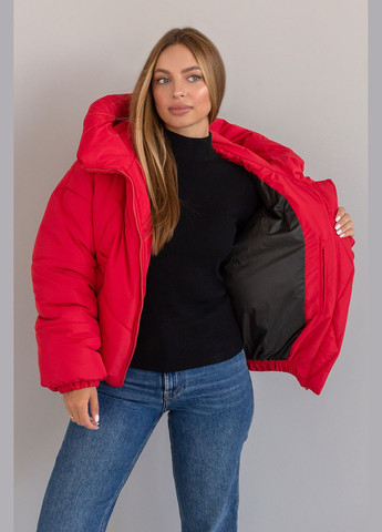 Красная зимняя зимняя короткая куртка селин MioRichi