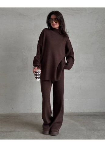 Женский костюм из ангора-рубчика в трендовом цвете | ЗАМЕР В ОПИСАНИИ GD/GL Модний простір (370853922)