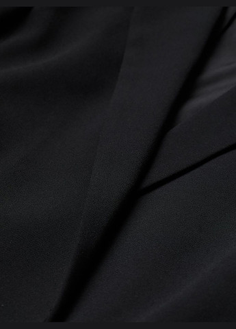 Жакет із крепової тканини Чорний Повсякденний Демісезон H&M (315488436)