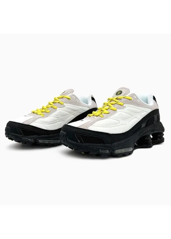Чорні кросівки чоловічі nike shox ride 2 black/sail найк шокс райд 2 чорні демісезон No Brand