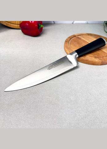 Нож кухонный «Шеф-повар» из нержавеющей стали с рукоятью "soft touch" Kamille (311224212)