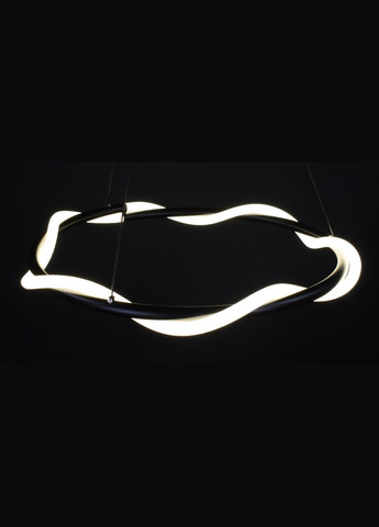 Люстра світлодіодна підвісна LED світильник для квартири на стелю лед 27943 Чорний 30-150х62х62 см. Sunnysky (364490743)