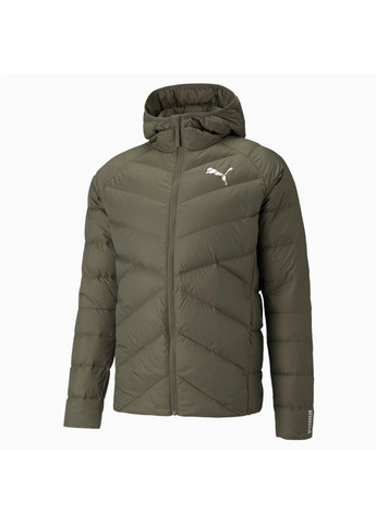 Оливкова куртка чоловіча pwrwarm packlite olive 587703-44 Puma