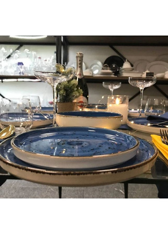 Тарелка с бортиком 21 см серия Iris 778333 Fine Dine (370774711)