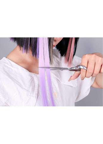 Пурпурная прядь волос на заколках 60 см - Накладные волосы No Brand (288538937)