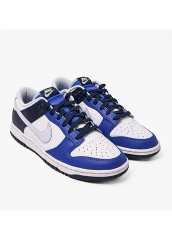 Комбіновані кросівки dunk low white/blue fq8826-100 демісезон Nike