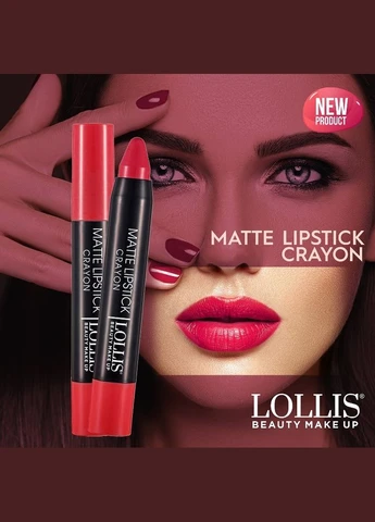 Помада-карандаш матовая т.07 LOLLIS Matte Lipstick Crayon (334102422)