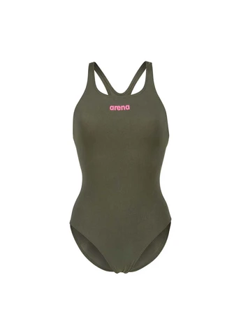 Темно-зеленый летний слитный купальник для женщин team swimsuit swim pro solid темно-зеленый Arena
