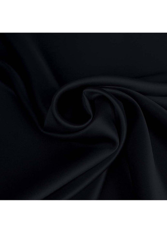 Двоспальна постіль сатин з простирадлом на резинці BLACK 180х220 см Cosas (307477716)