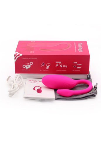 Смарт-віброяйце Flamingo зі стимулятором клітора, 3 види вправ Кегеля Magic Motion (296627157)