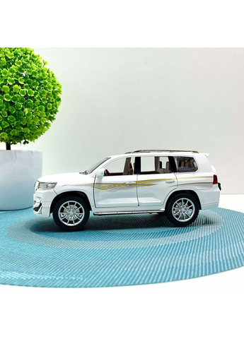 Машинка Джип TK Union Группа Toyota Land Cruiser 1:24 Белая (GT - 4789) TK Union Group (361205643)