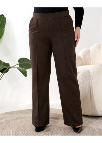 Штани 5514 брюки жіночі трикотаж шерсть класичні прямого крою Україна (368536779)