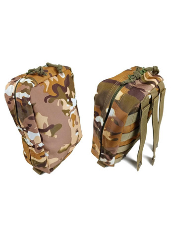 Підсумок аптечка тактична MOLLE Multicam Arid (степовий) для РПС, разгрузки або жилету EasyFit (362497704)