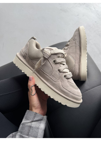 Кроссовки женские UGG Lowmel Sneaker Grey | Угі Лоумел чёрные демисезоны (372795591)