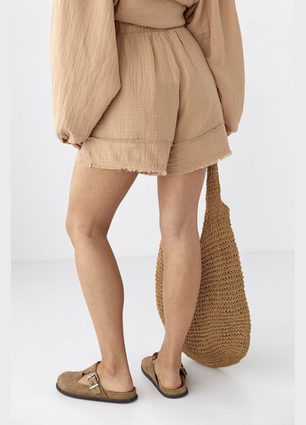 Жіночі шорти з бахромою Lurex (329626634)