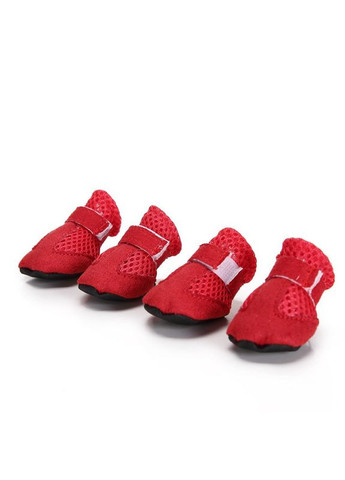 Летняя обувь для котов и кошек Pet Style "Сеточка" Красные 2 No Brand - (323236929)