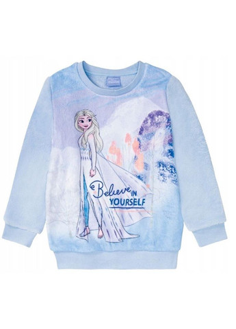 Голубая зимняя пижама свитшот + брюки Disney