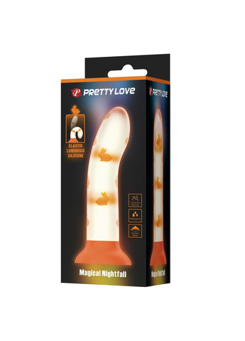 Фалоімітатор на присосці Magical Nightfall, що світиться у темряві, 17 х 3.3 Pretty Love (372511180)