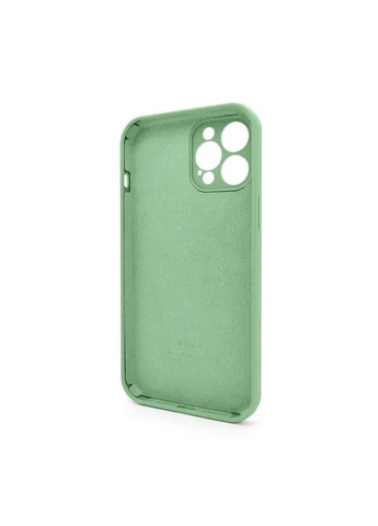 Силиконовый чехол для смартфона с закрытым низом, салатовый. No Brand 12 Pro Max (393467703)
