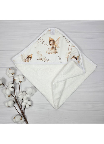 Полотенце-уголок детское A.L.Babybox Феи 80х80 см Белый No Brand бананы белый