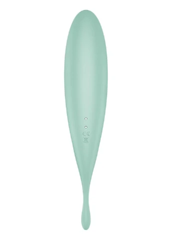 Смарт-вибратор для клитора с вакуумной стимуляцией Twirling Pro+ Mint Satisfyer (397537944)