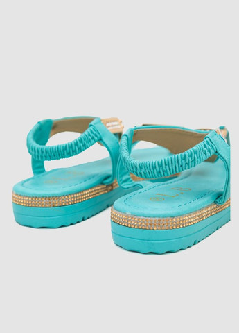 Бирюзовые босоножки женские,, Bee