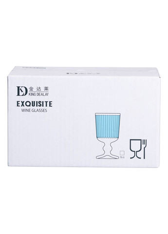 Набор рюмок 6 штук по 50 мл на ножке под хрусталь. Yiwu (336964315)