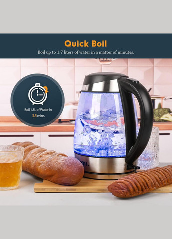 СТОК Стеклянный электрический чайник Umi (296808064)