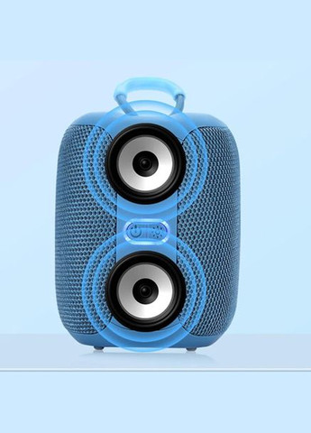 Портативна Bluetooth колонка TG658 8W з RGB підсвічуванням, акумуляторна переносна колонка. Колір: синій TG (372908515)