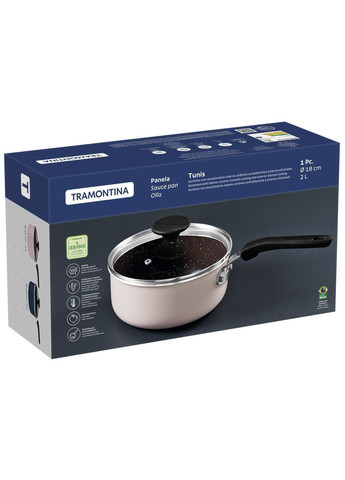 Ковш TUNIS с крышкой 2л (диам 18см) BLUE (28723/118) Tramontina (365276064)