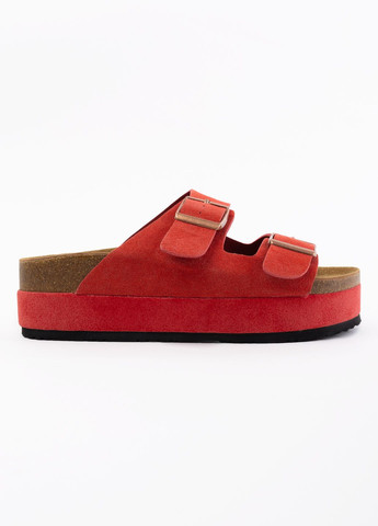 Красные шлепанцы женские a5-3 красные 346239 Power